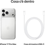 Apple iPhone 17 Pro Max 256 GB; display 6,9; A19 Pro GARANZIA ITA Silver