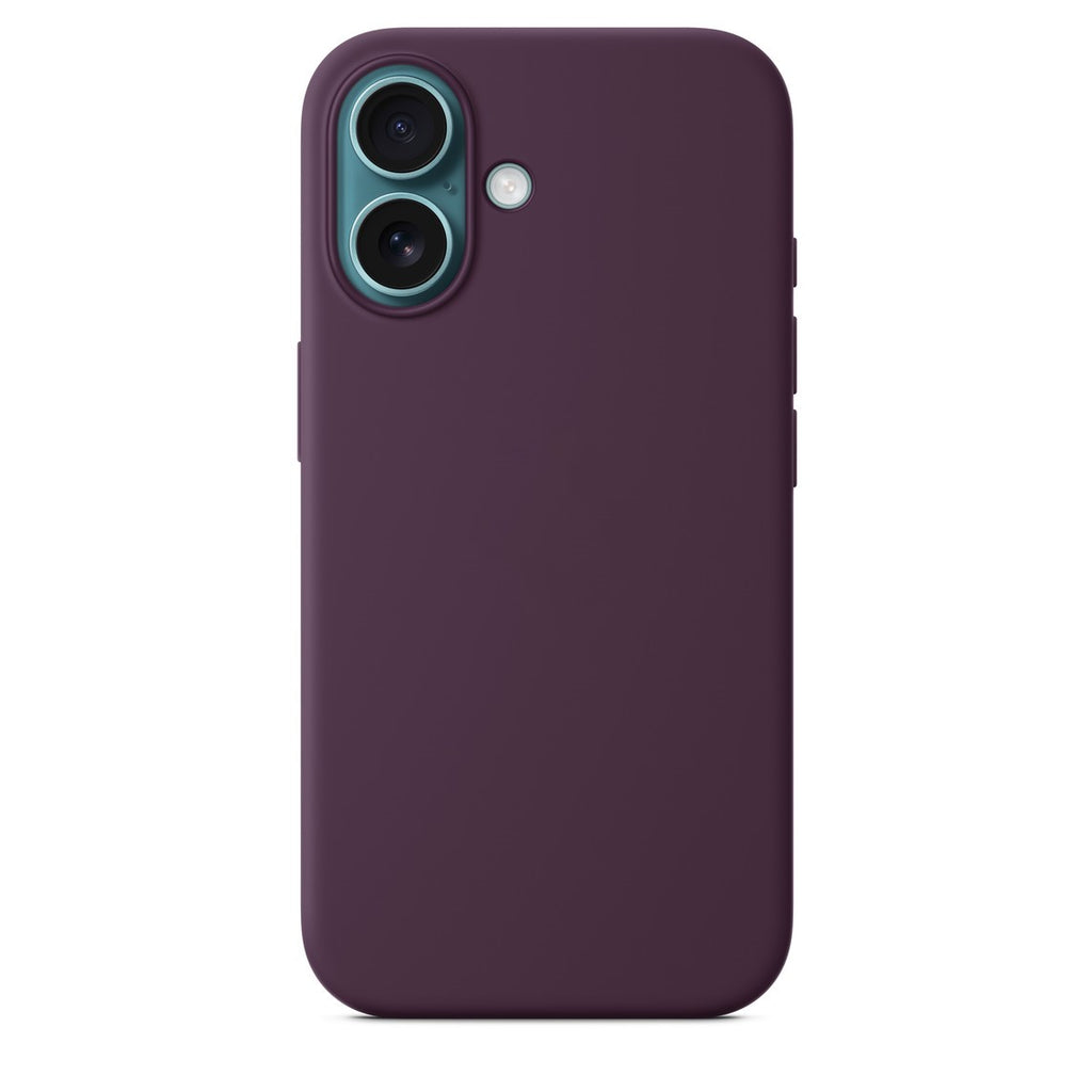 CUSTODIA SILICONE CASE MAGSAFE PER IPHONE 16 PLUM PRUGNA