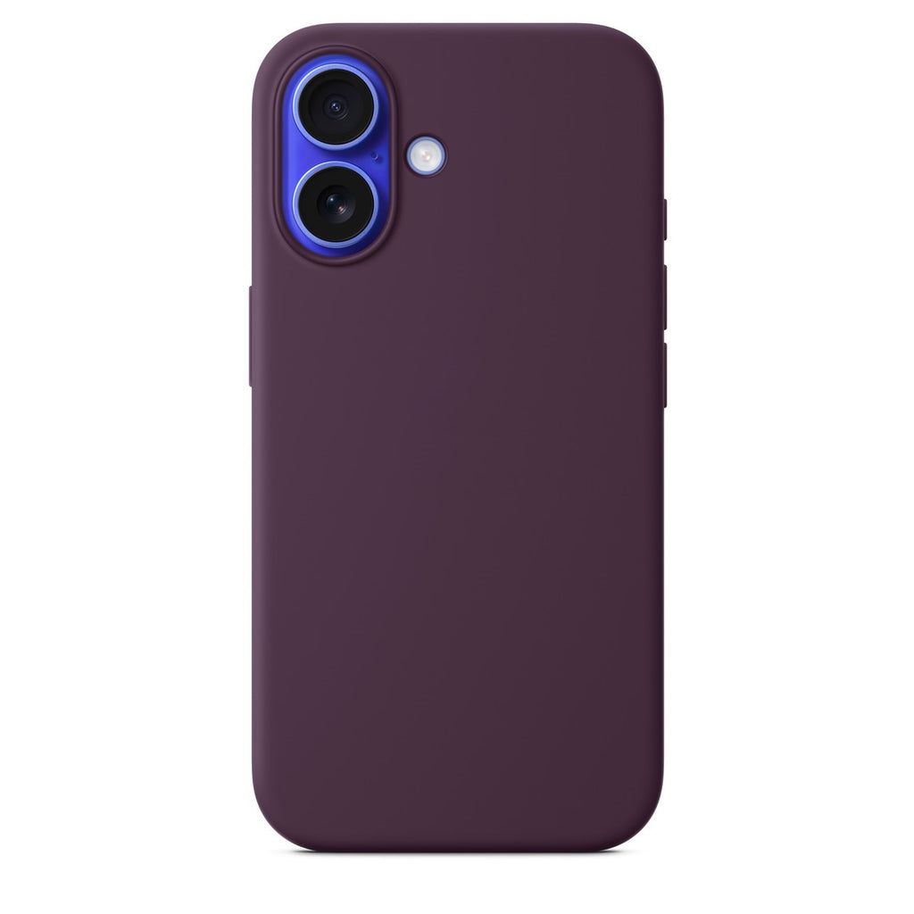 CUSTODIA SILICONE CASE MAGSAFE PER IPHONE 16 PLUM PRUGNA