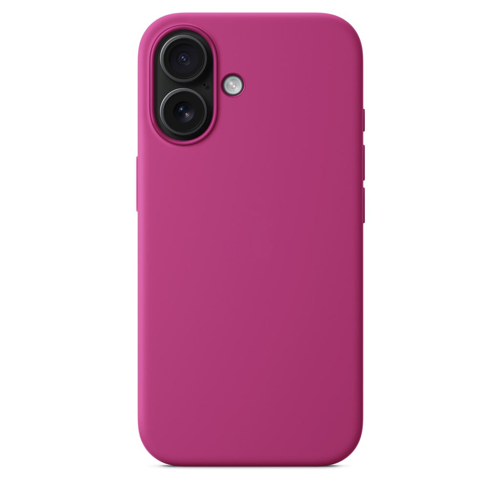 CUSTODIA SILICONE CASE MAGSAFE PER IPHONE 16 FUCHSIA